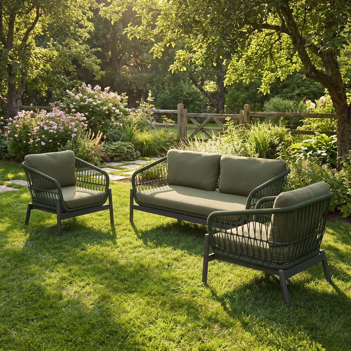 lounge-set zavi olive