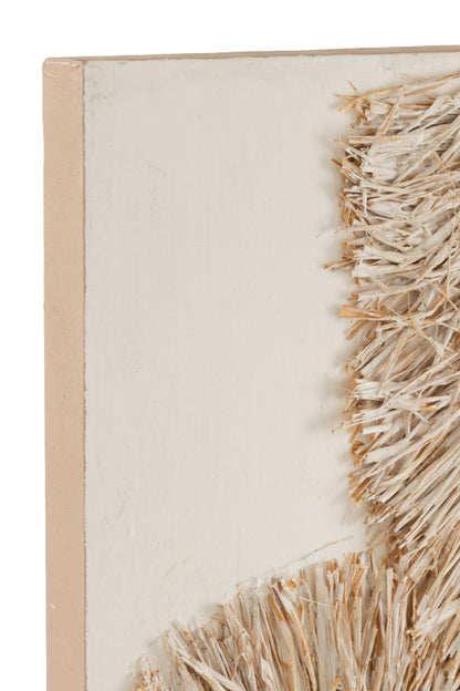 Wandbild Ibiza Kanevas/Farbe Cream/Weiß 2 Sortiert