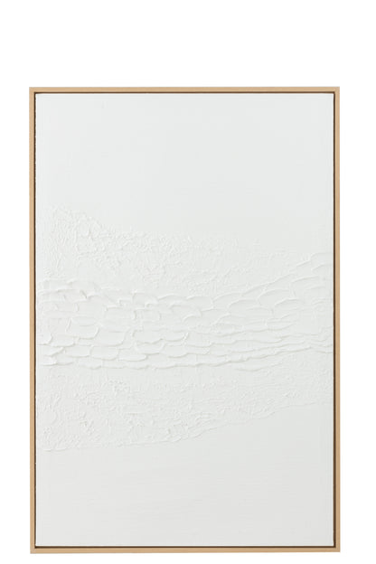 Wandbild Lauwra Kanevas Weiß