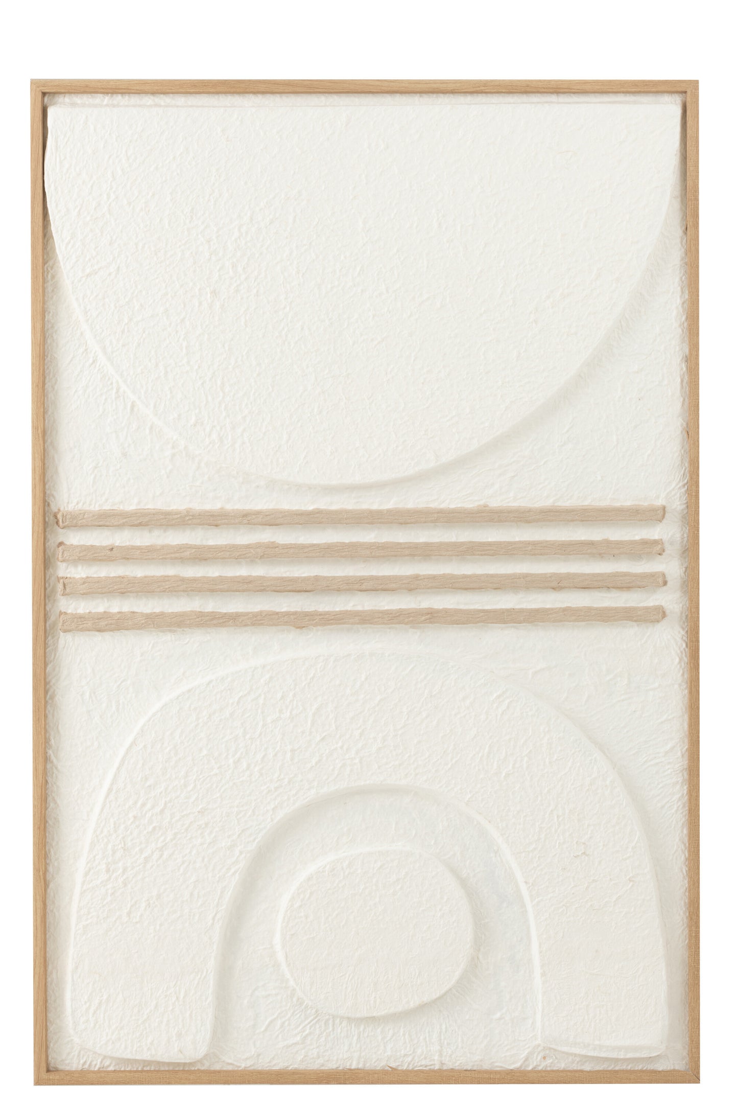 wandbild thibault papier weiß/beige