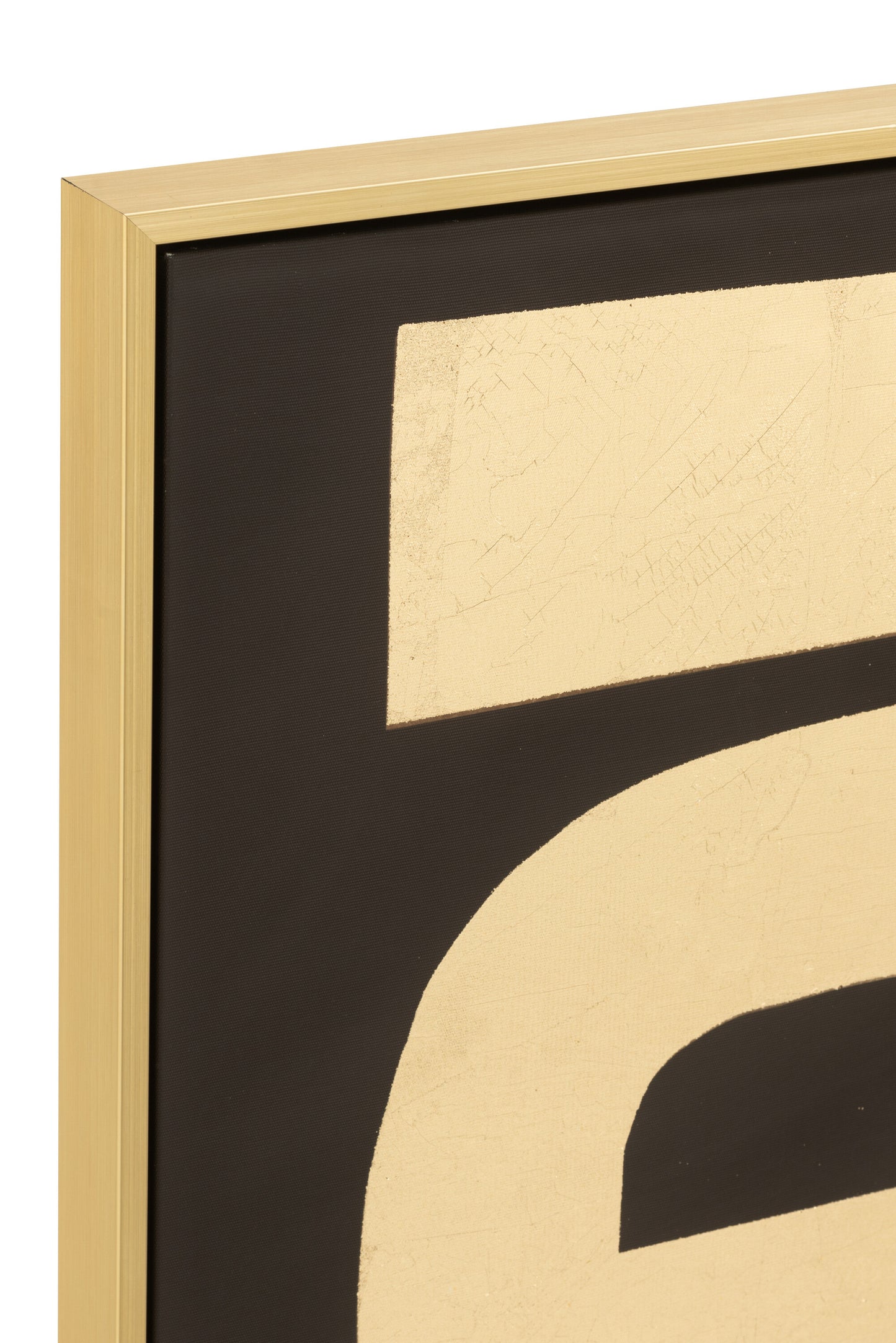 wandbild rechteckig zora ps schwarz/goldfarben