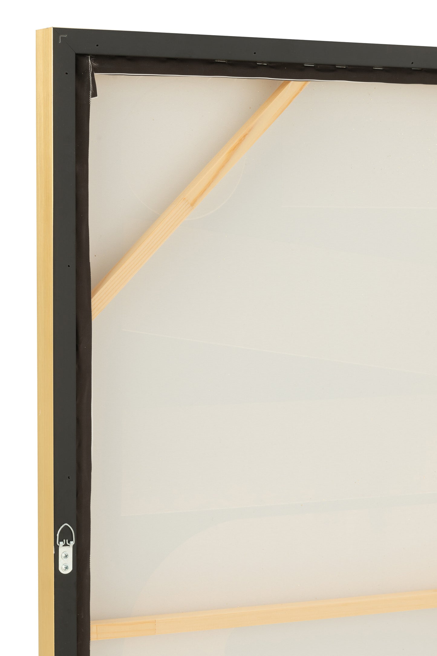 wandbild rechteckig zora ps schwarz/goldfarben