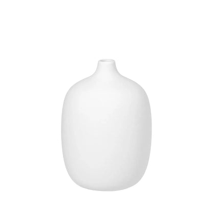 Vase Farbe Weiß Höhe 19 cm