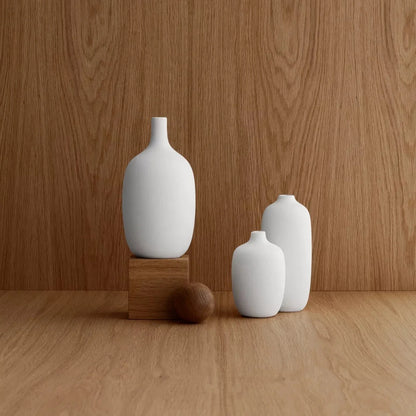 Vase Farbe Weiß Höhe 13 cm